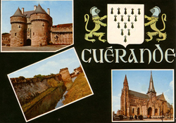 La ville de Guérande au porte des marais salants